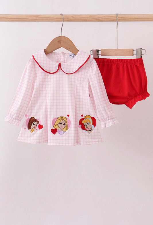 Princess Valentines Bloomer Set