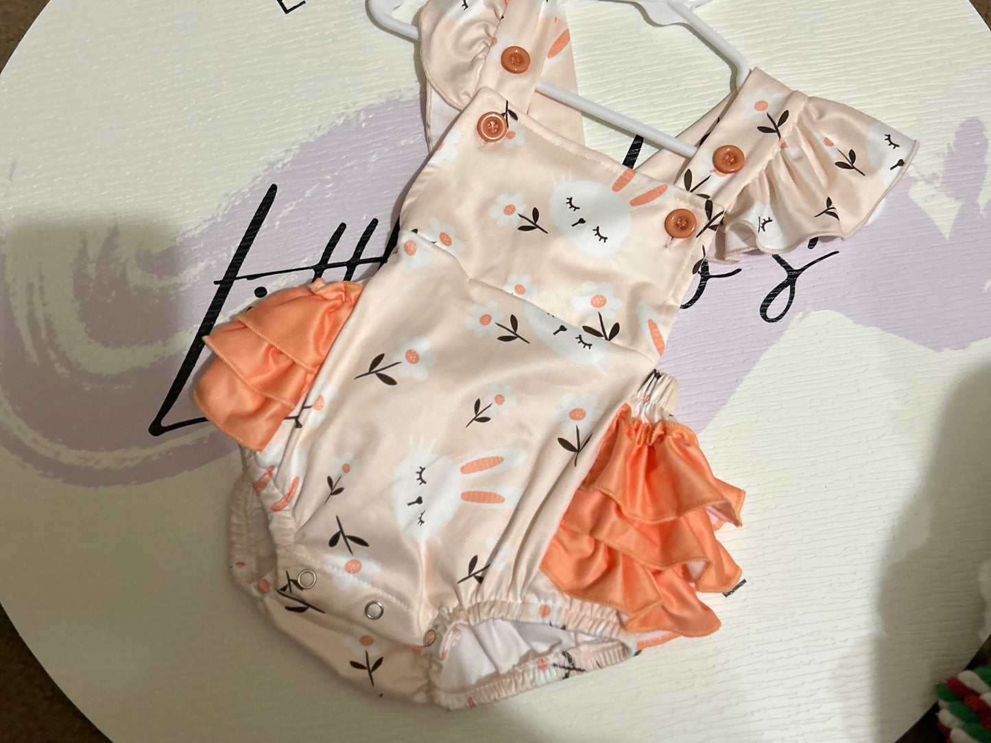 Orange bunny Onsie